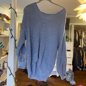 Blue American eagle sweater